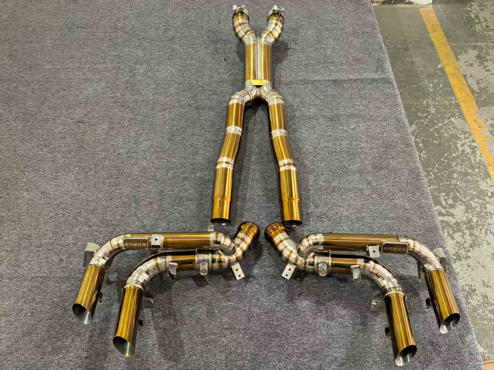 FERRARI PUROSANGUE RAZOR CAT-BACK VALVED EXHAUST SYSTEM