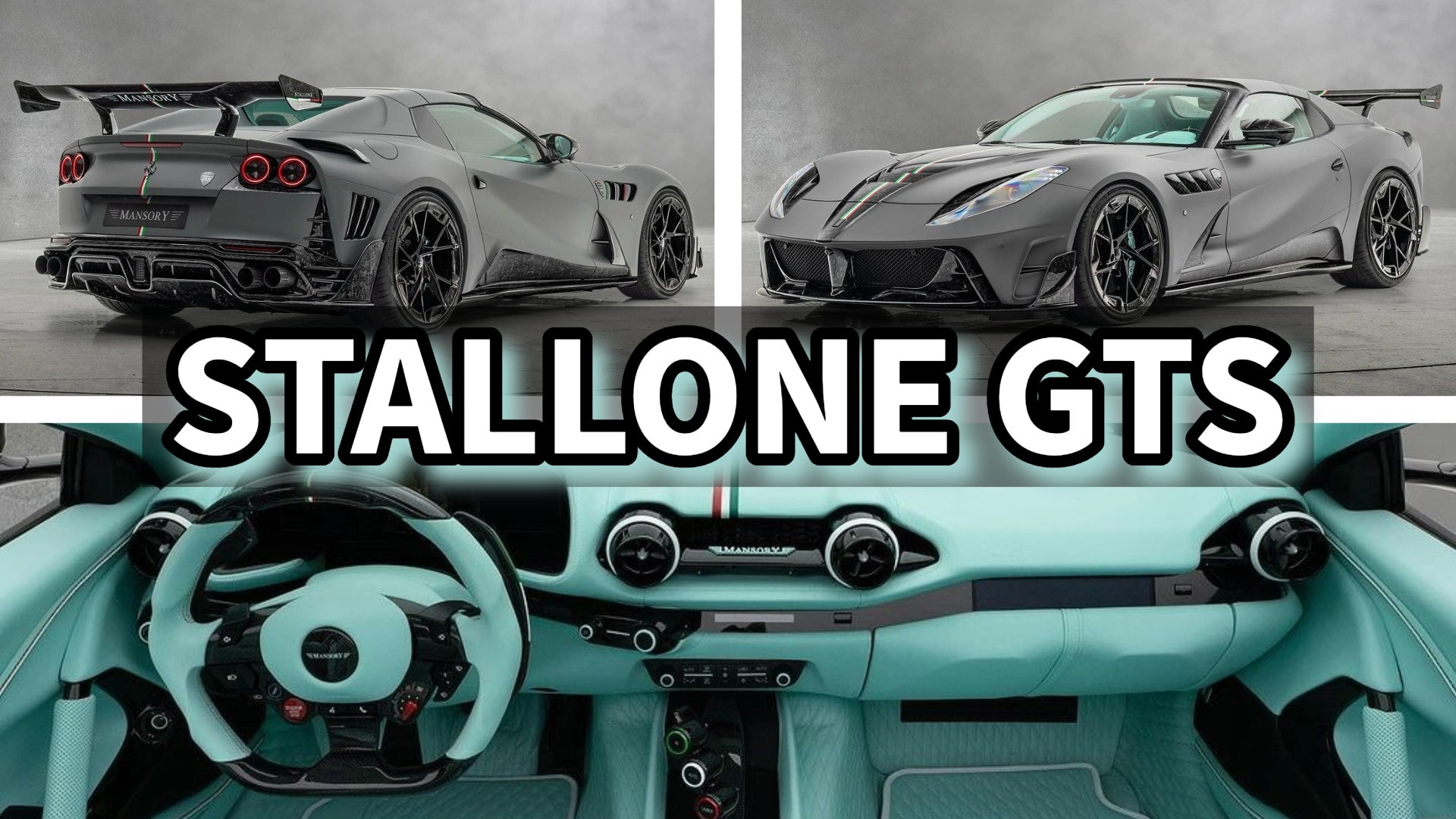Mansory Ferrari 812 GTS Mint Green Stallone