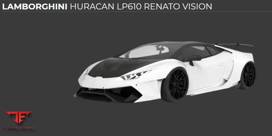 1016 LAMBORGHINI HURACAN LP610 RENATO VISION CARBON PARTS