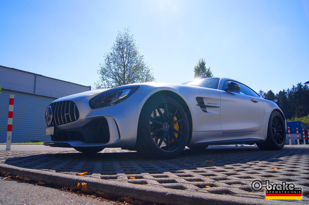 O-BRAKE MERCEDES-BENZ AMG GT X290 HTCIC SPORT BRAKE KIT DRILLED UPGRADE 1 - FRONT + REAR (FACTORY STEEL DISCS)