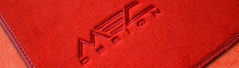MEC Design standard finish floor mats for the R172 SLK Class