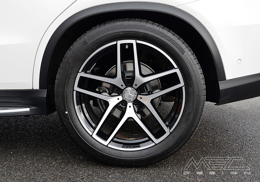 MEC Design wheel spacers set “Fine” silver (silver wheel spacer with silver bolts)
