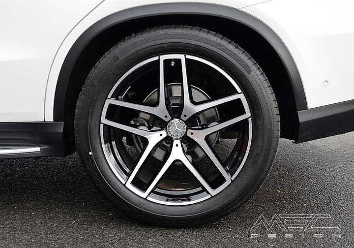 MEC Design wheel spacers set “Fine” silver (silver wheel spacer with silver bolts)