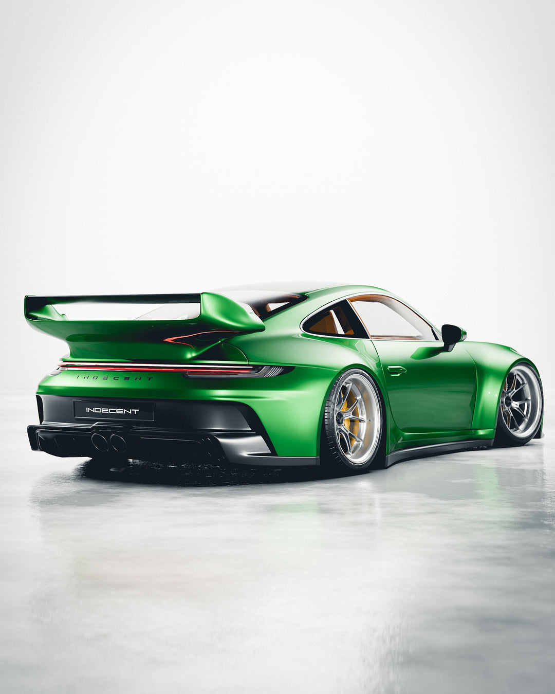 PORSCHE BODY KIT AND FORGED WHEELS-34