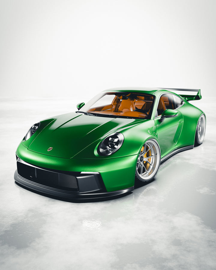 PORSCHE BODY KIT AND FORGED WHEELS-34
