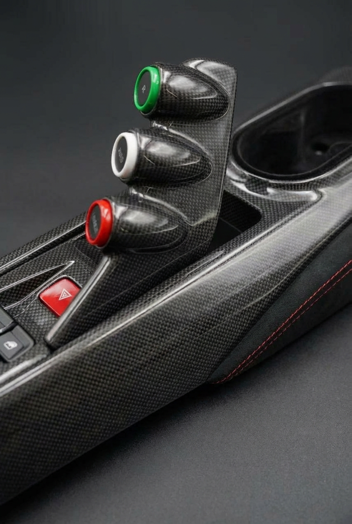 FERRARI 488 CARBON FIBER INTERIOR AND ENGINE BAY PARTS