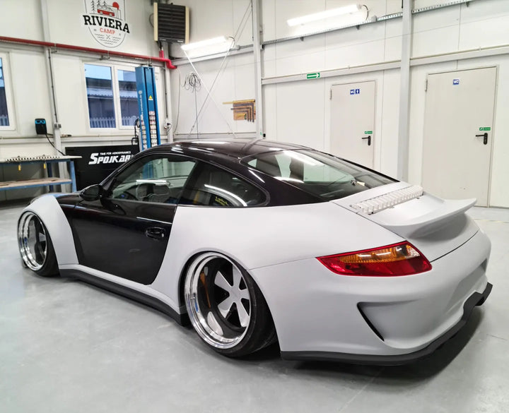 PORSCHE BODY KIT AND FORGED WHEELS-49