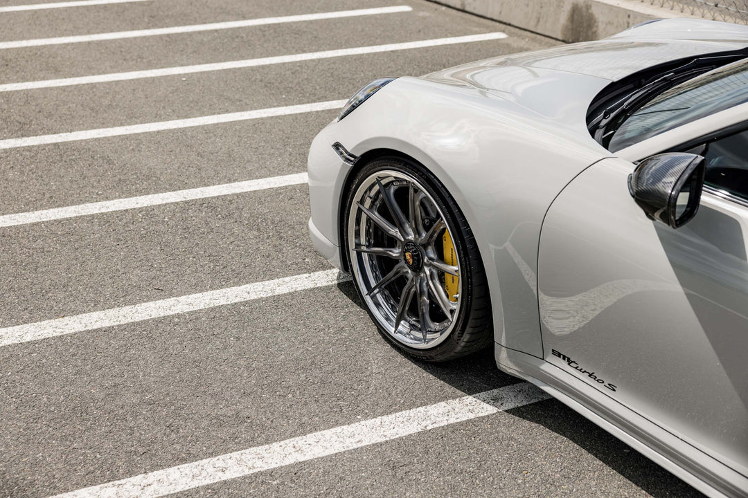 PORSCHE 911 TURBO FORGED WHEELS AND EXHAUST SYSTEM