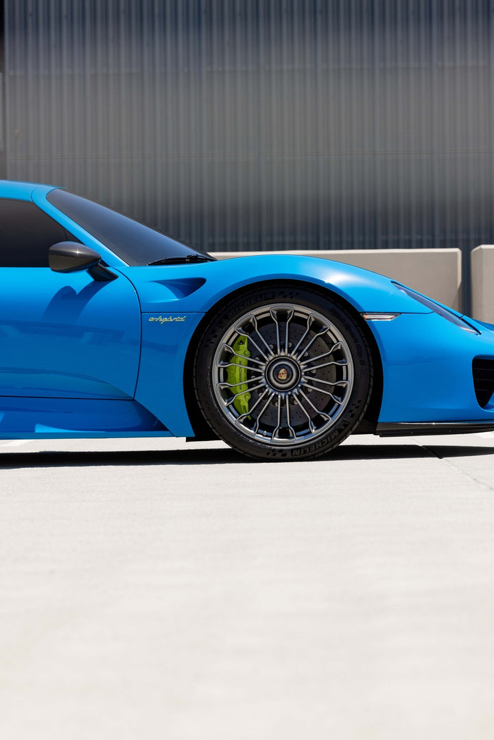 PORSCHE 918 FORGED WHEELS AND EXHAUST SYSTEM