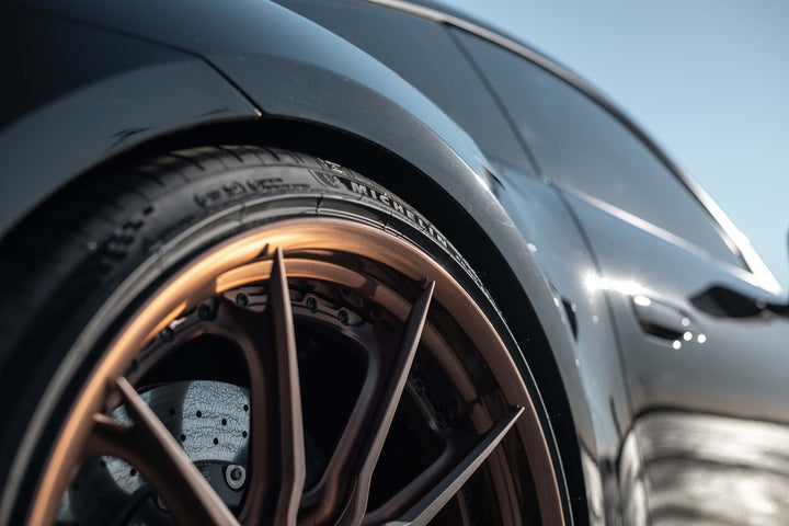 PORSCHE 911 TURBO FORGED WHEELS AND EXHAUST SYSTEM