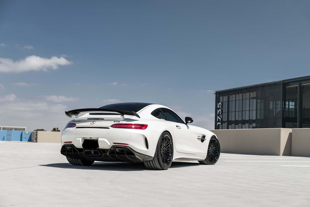 MERCEDES BENZ AMG GTR FORGED WHEELS AND EXHAUST SYSTEM