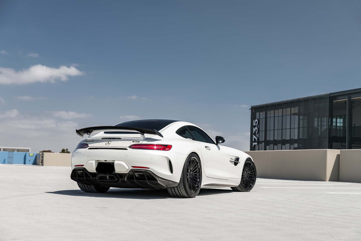 MERCEDES BENZ AMG GTR FORGED WHEELS AND EXHAUST SYSTEM