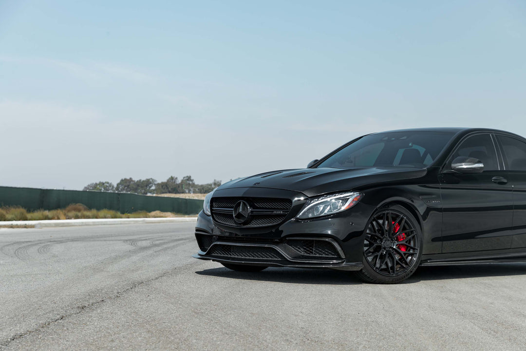 MERCEDES BENZ C63 AMG FORGED WHEELS AND EXHAUST SYSTEM