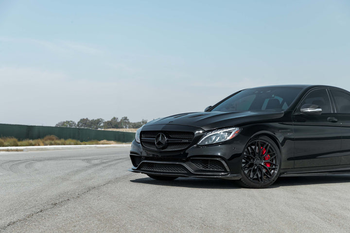 MERCEDES BENZ C63 AMG FORGED WHEELS AND EXHAUST SYSTEM