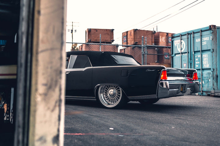 LINCOLN CONTINENTAL FORGED WHEELS AND EXHAUST SYSTEM