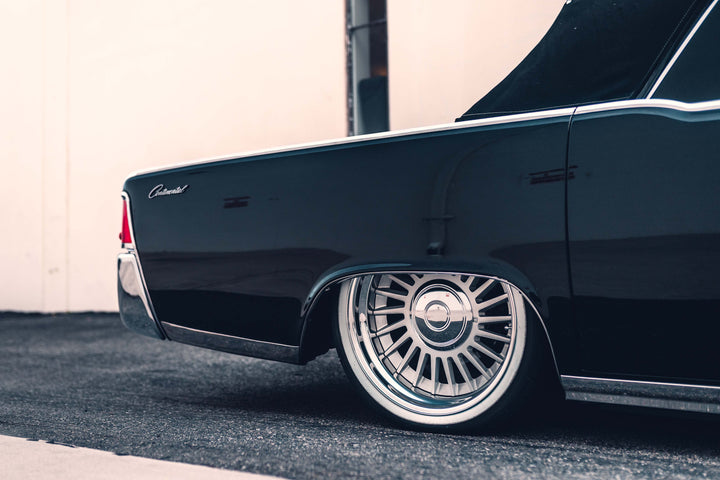 LINCOLN CONTINENTAL FORGED WHEELS AND EXHAUST SYSTEM