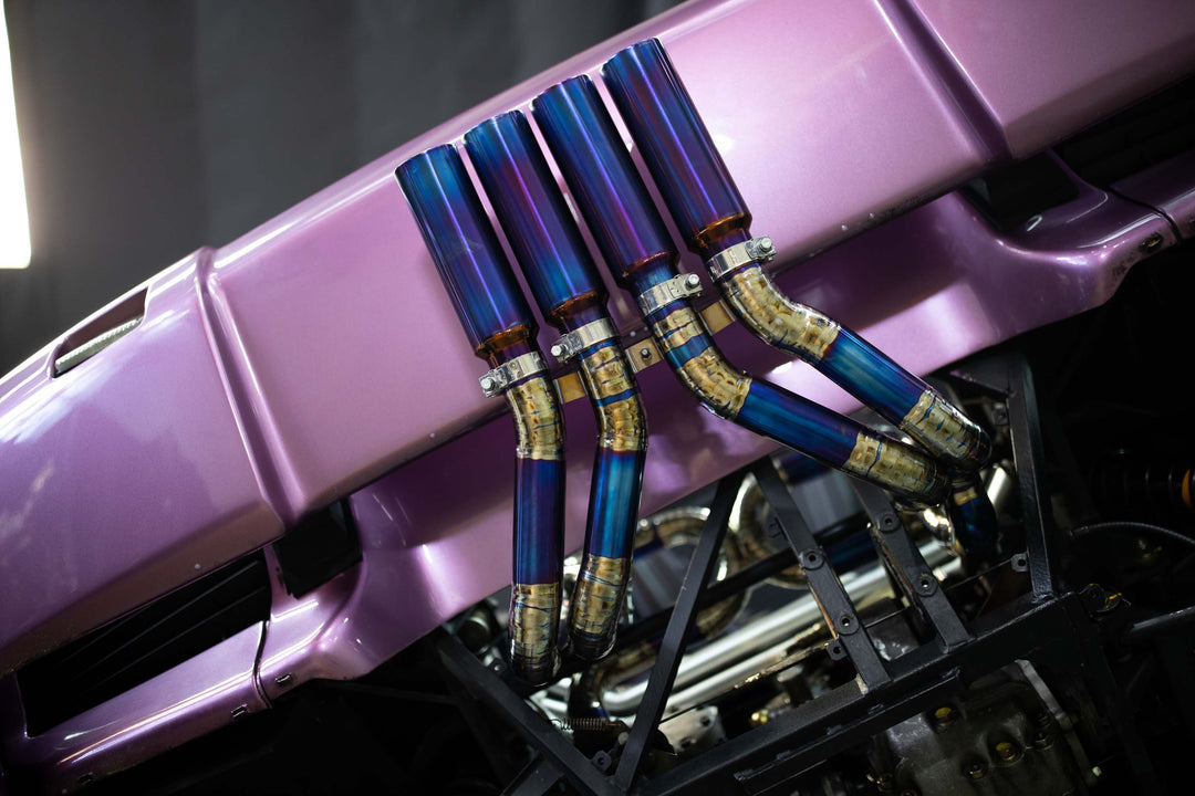 LAMBORGHINI DIABLO FORGED WHEELS AND EXHAUST SYSTEM