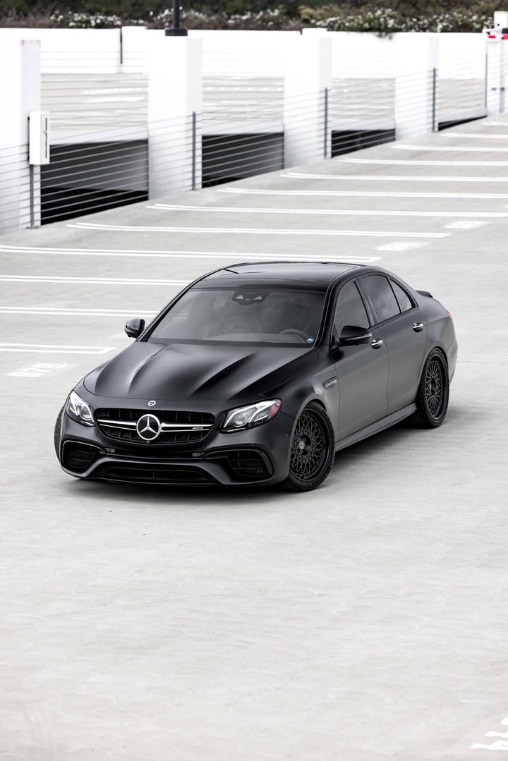 MERCEDES BENZ E63 AMG FORGED WHEELS AND EXHAUST SYSTEM