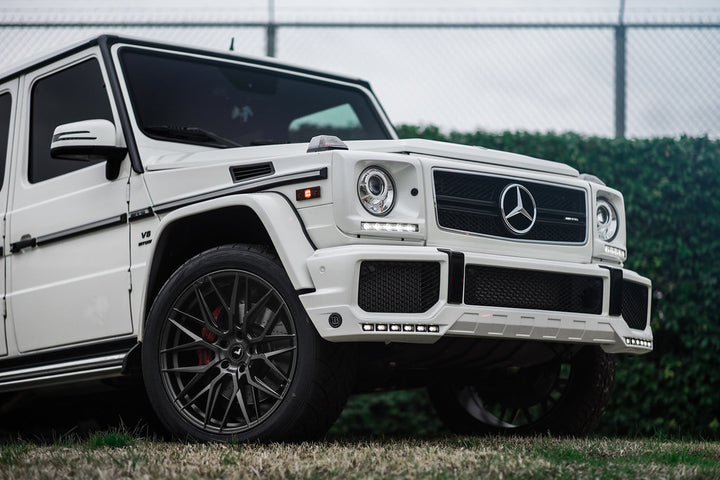 MERCEDES BENZ G63 AMG FORGED WHEELS AND EXHAUST SYSTEM