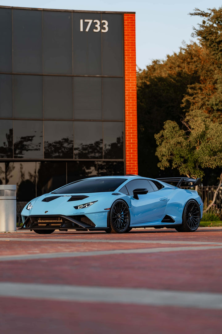 LAMBORGHINI HURACAN STO FORGED WHEELS AND EXHAUST SYSTEM