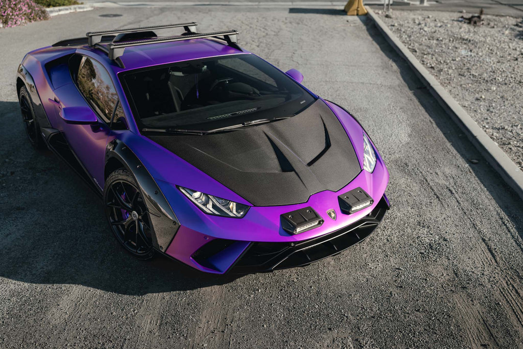 LAMBORGHINI HURACAN STERRATO FORGED WHEELS AND EXHAUST SYSTEM