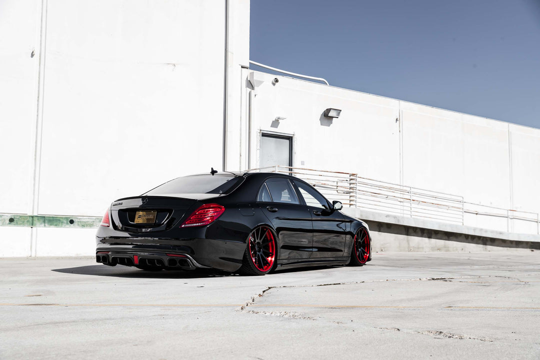 MERCEDES BENZ S550 FORGED WHEELS AND EXHAUST SYSTEM