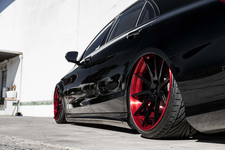 MERCEDES BENZ S550 FORGED WHEELS AND EXHAUST SYSTEM