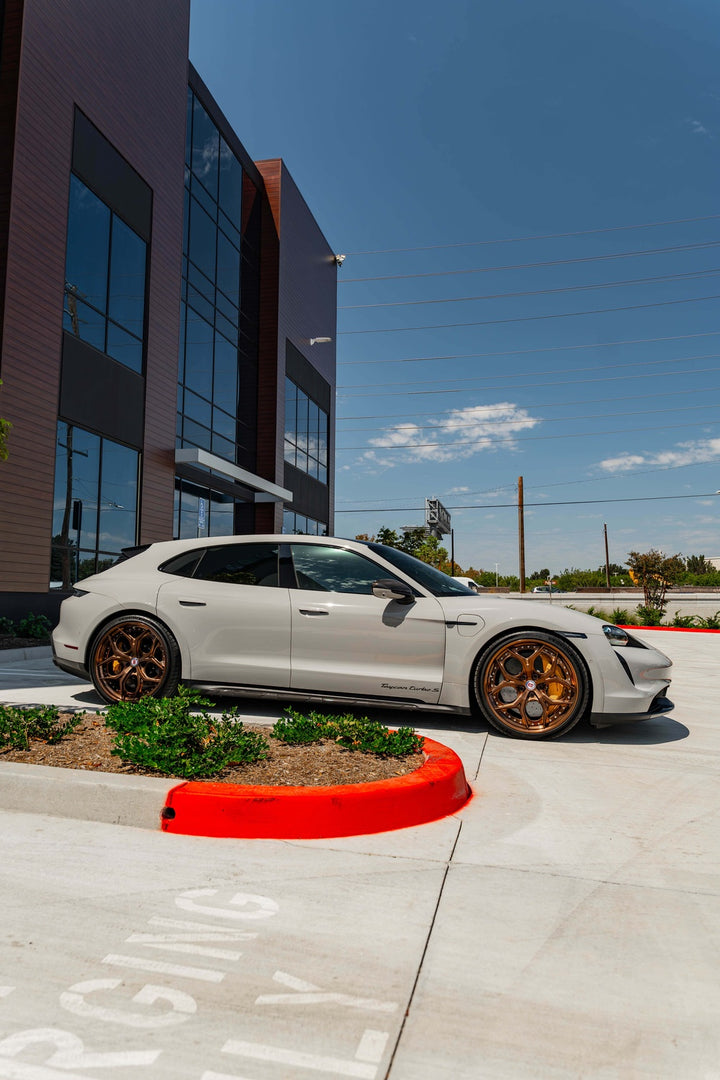 PORSCHE TAYCAN TURBO FORGED WHEELS AND EXHAUST SYSTEM