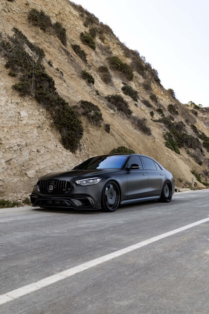 MERCEDES BENZ S63 FORGED WHEELS AND EXHAUST SYSTEM