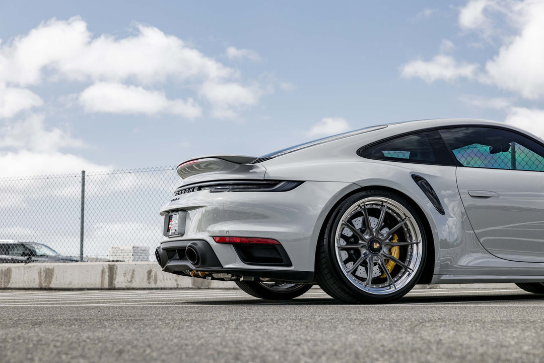 PORSCHE 911 TURBO FORGED WHEELS AND EXHAUST SYSTEM