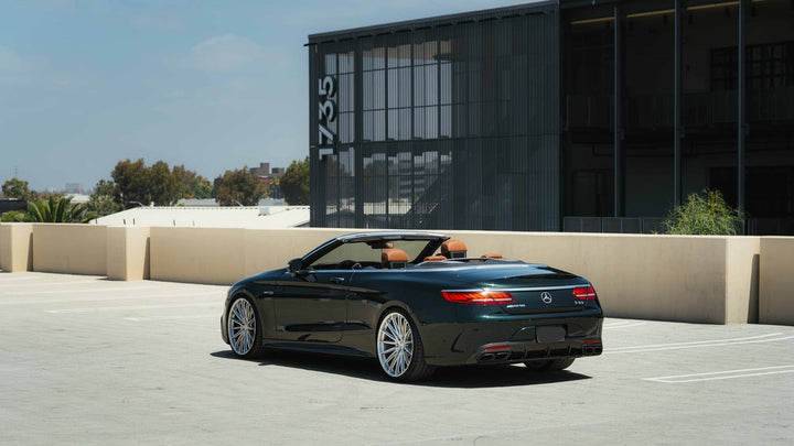 MERCEDES BENZ S63 FORGED WHEELS AND EXHAUST SYSTEM