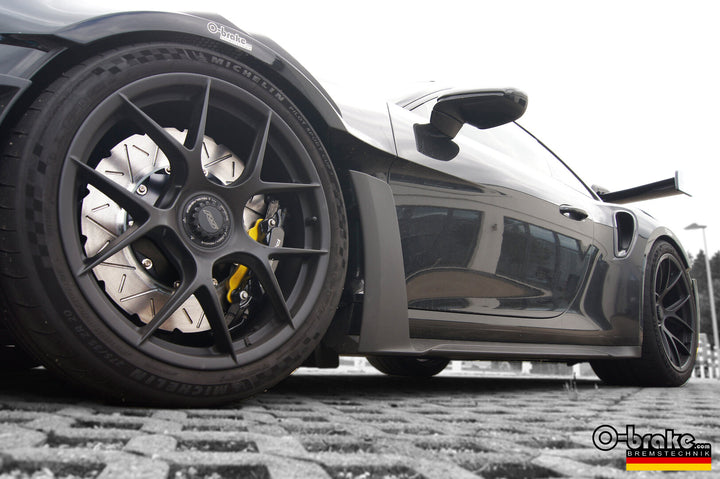 O-BRAKE PORSCHE 992 GT3 RS MK1 HTCIC BRAKE KIT WAVE UPGRADE - FRONT + REAR (FACTORY STEEL DISCS)
