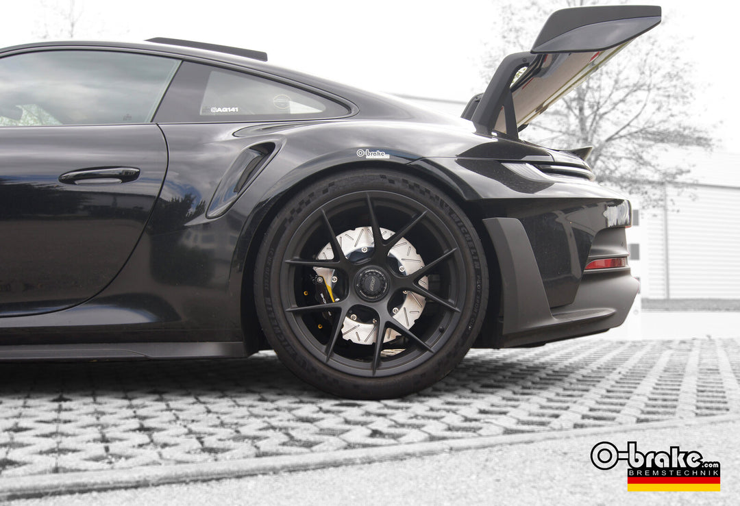 O-BRAKE PORSCHE 992 GT3 RS MK1 HTCIC BRAKE KIT WAVE UPGRADE - FRONT + REAR (FACTORY STEEL DISCS)