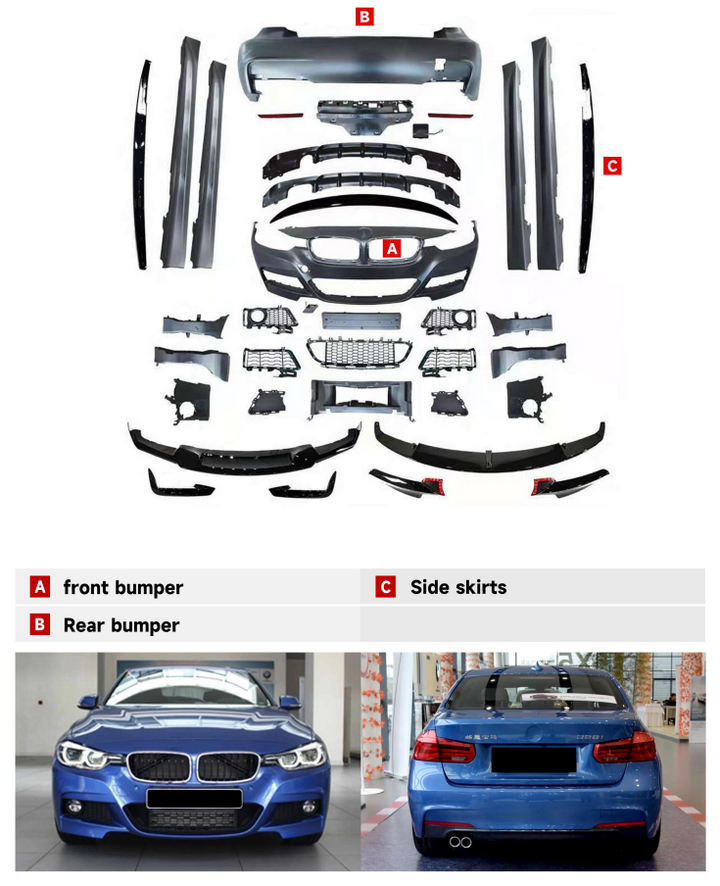 BMW 3 SERIES F30/F35 MT BODY KIT 2013-2019y