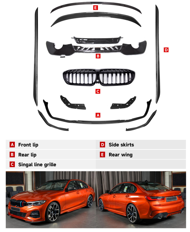 BMW 3 SERIES G20 MP BODY KIT 2019-2022y
