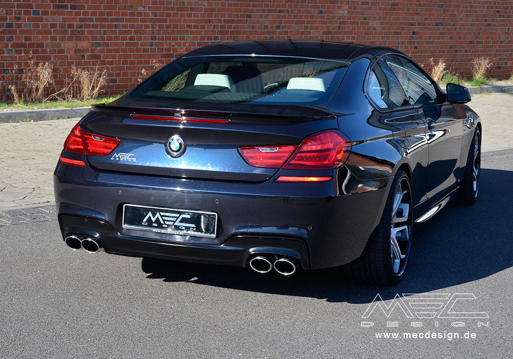 MEC Design 4 Pipe diffuser with Carbon finish for BMW F12 / F13