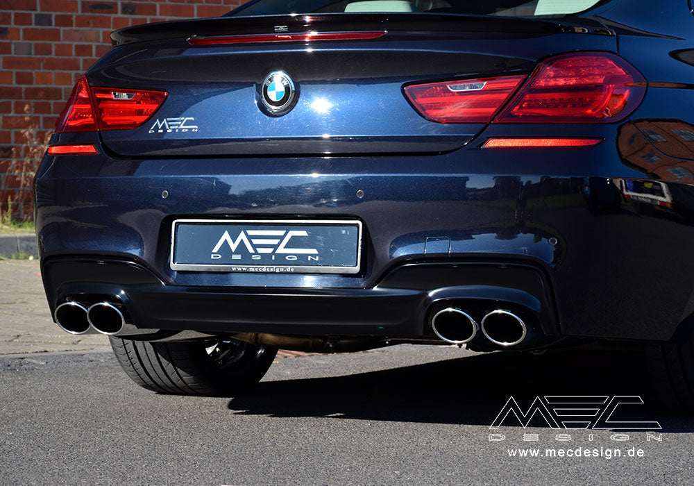 MEC Design 4 Pipe diffuser with Carbon finish for BMW F12 / F13