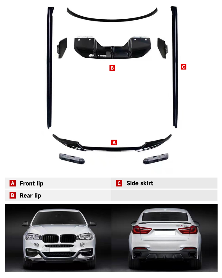 BMW Х6 F16 MP BODY KIT 2014-2018Y+