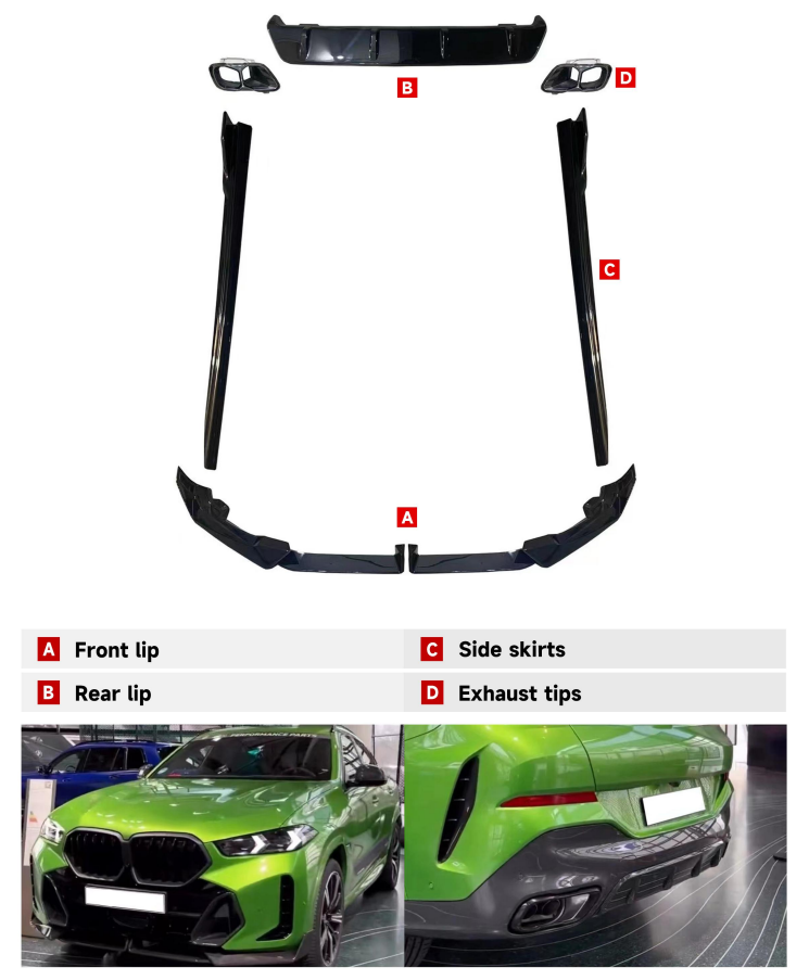 BMW Х6 G06 LCI MP SPORT BODY KIT 2023Y