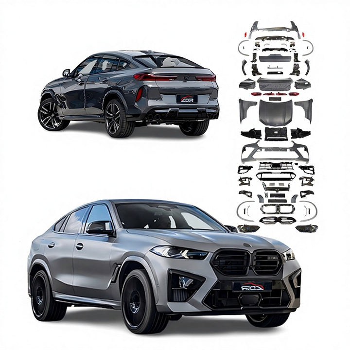 BMW X6 E71 2008-2014 UPGRADE TO G06 X6M 2023+ BODYKIT