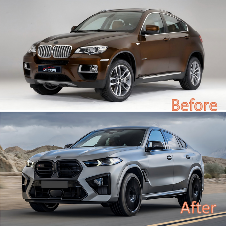 BMW X6 E71 2008-2014 UPGRADE TO G06 X6M 2023+ BODYKIT