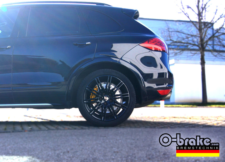 O-BRAKE PORSCHE CAYENNE TYP 92A 2010 HTCIC BRAKE KIT DRILLED - FRONT + REAR