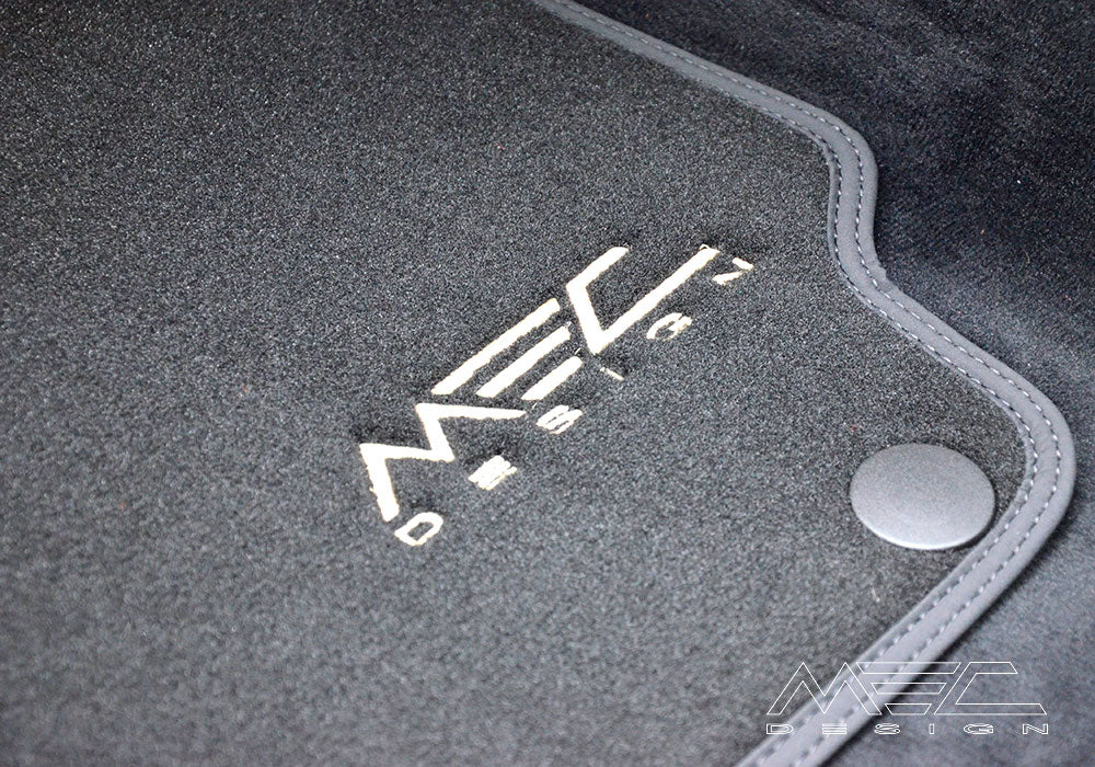 MEC Design floor mats in precious velours, 4 pieces