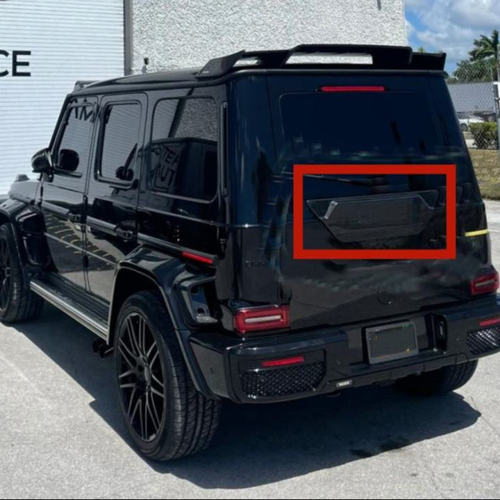 MERCEDES BENZ W464 W463A DRY CARBON FIBER BACK ATTACHMENT