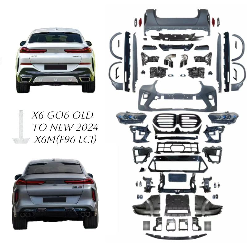 BMW X6M F96 LCI STYLE FRONT BUMPER 2024