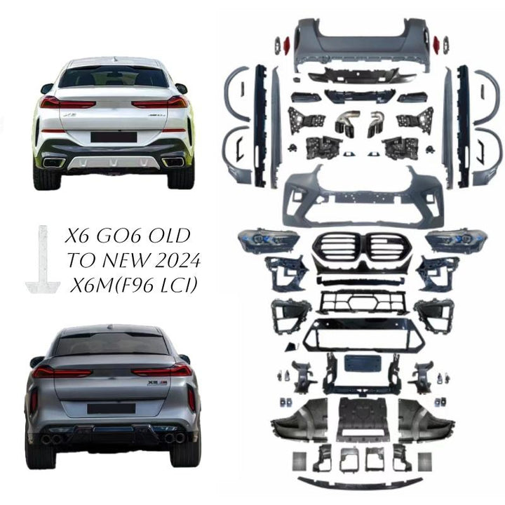 BMW X6M F96 LCI STYLE FRONT BUMPER 2024