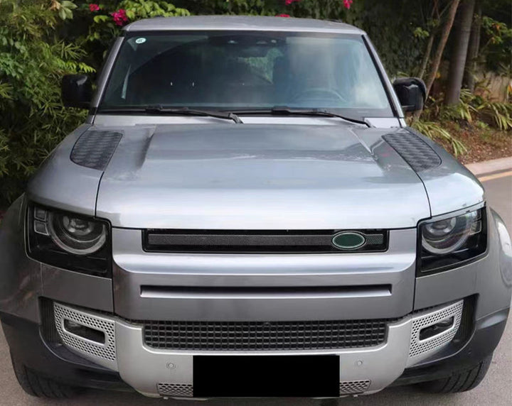 LAND ROVER DEFENDER CARBON FIBER FRONT GRILLE COVER 2020-2023