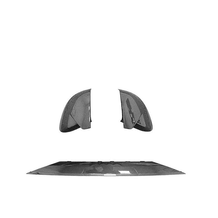 AUDI Q8 DRY CARBON FIBER MIRROR COVERS AND BODY TRIM REAR