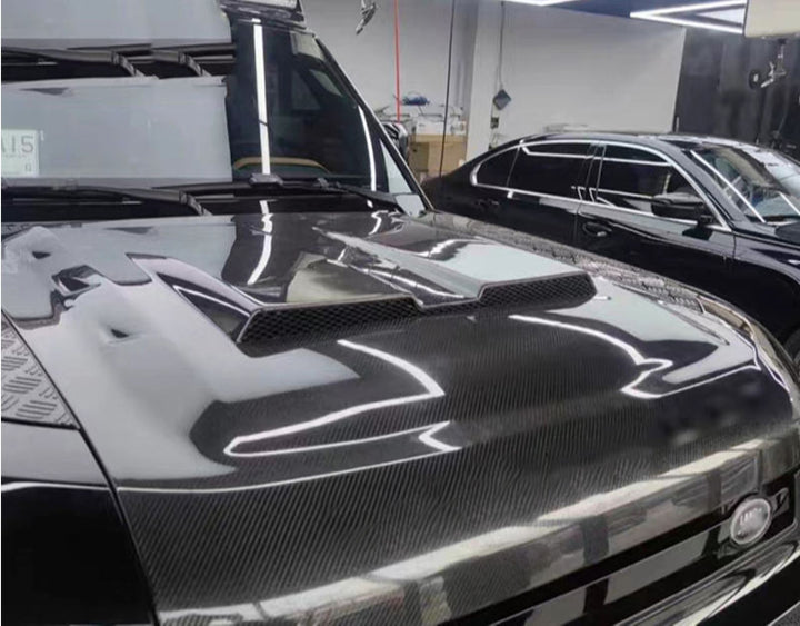 LAND ROVER DEFENDER 90 110 130 CARBON FIBER FRONT HOOD