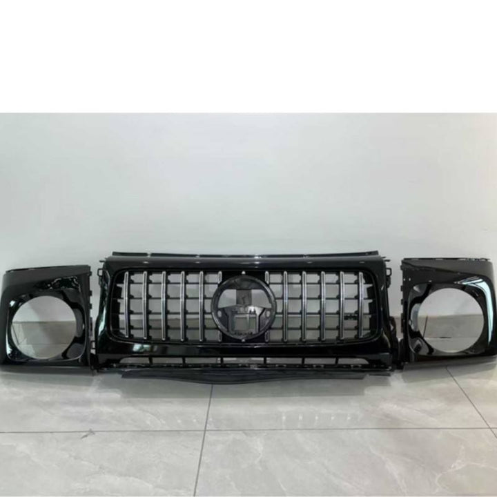 MERCEDES BENZ W465 G500 G63 GRILLE HEADLIGHT COVER UPGRADE TO 2025 VERSION